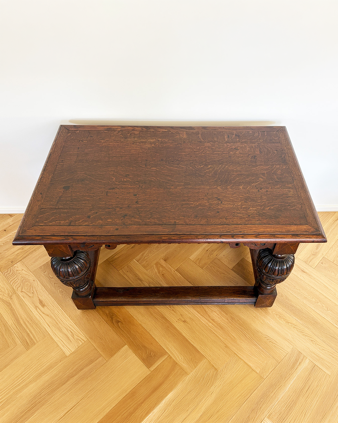 19th century oak table in Renaissance style