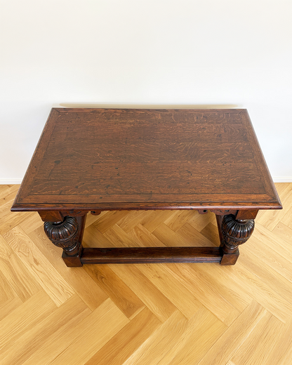 19th century oak table in Renaissance style