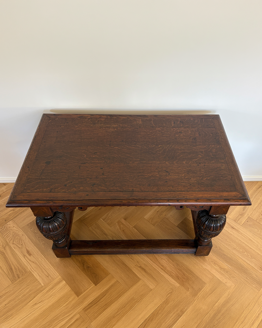 19th century oak table in Renaissance style