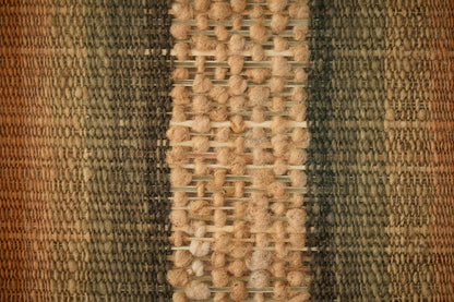 Textile wall art in wool and manila hemp